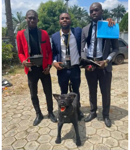 AAUA students build a robotic dog for their final year project