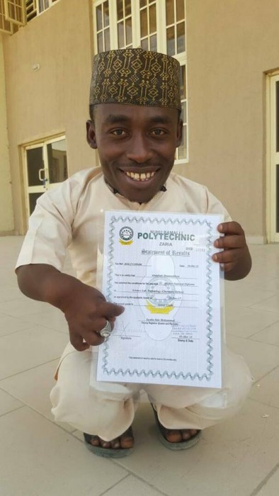 Meet Physically Challenged Deeneeya Who Just Graduated From Nuhu Bamalli Poly