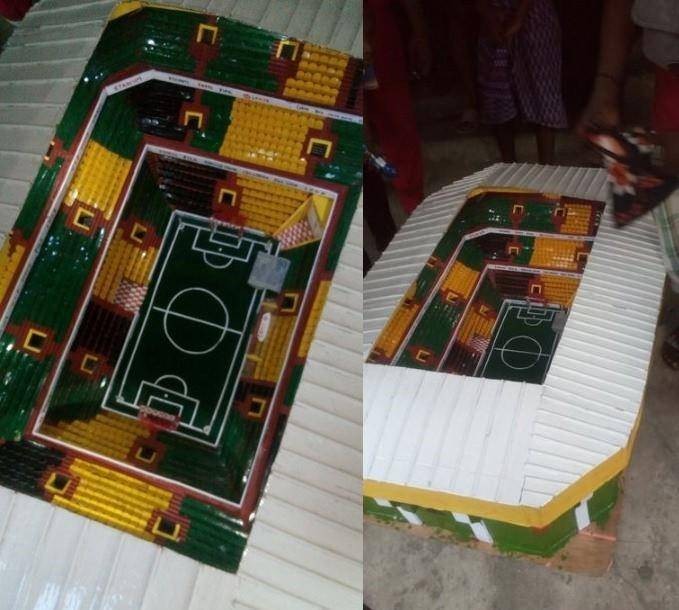 the Stadium a Little JSS2 Boy Constructed in Aba