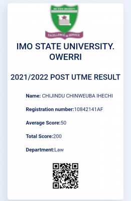 IMSU Post-UTME Result, 2021/2022 is Out