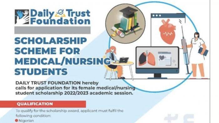 Daily Trust Foundation Female Medical Students Scholarship 2023 - Myschool