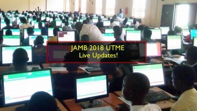 JAMB 2018 UTME 9th March - Live Updates!