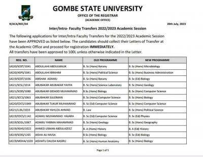 transfer list of education department 2022