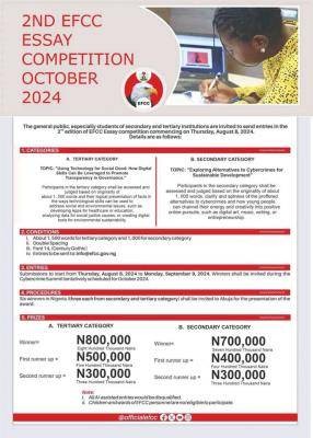 efcc essay competition 2022