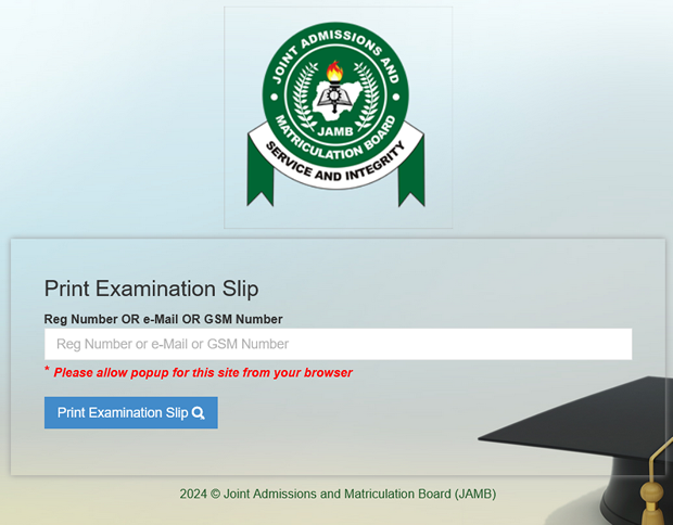 JAMB 2024 Exam Slips Are Ready - See Steps To Print Yours - Myschool