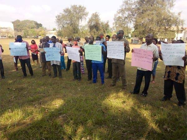 NASU, SSANU protest, calls for the sack of Ngige, Adamu