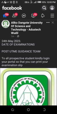 ADUSTECH printing of Post-UTME screening schedule, 2022/2023 has commenced