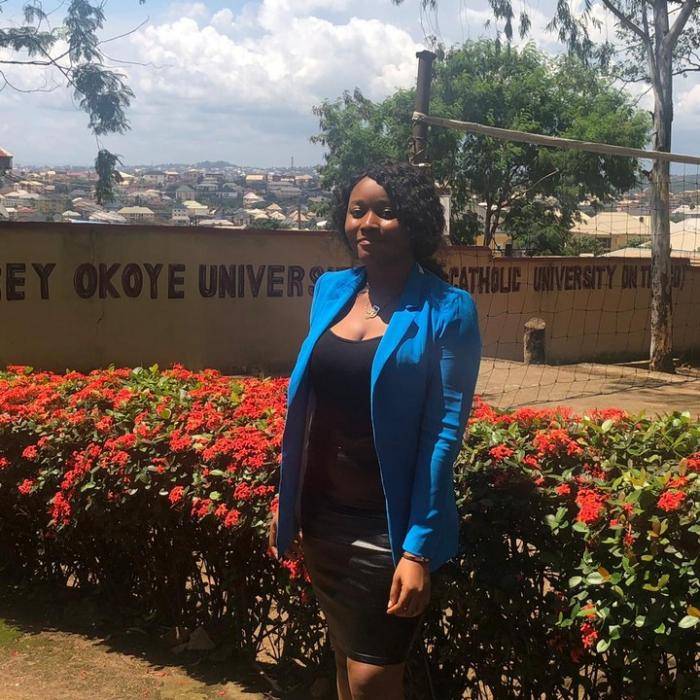 Meet the Best Graduating Student of Godfrey Okoye University (photos)