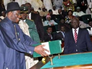 Finally, Jonathan Signs 2013 Budget Behind Closed Doors