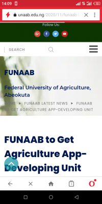 FUNAAB to get Agriculture App-Developing Unit