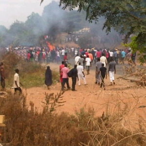 NSUK in protest over water scarcity - Soldiers shoot 1 dead
