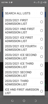 Elechi Amadi Poly HND admission list, 2020/2021