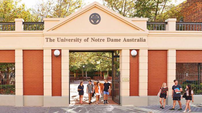 University of Notre Dame Bupa International Student Awards – Australia 2020