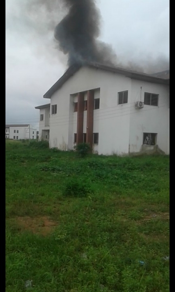 Fire Alarm!!! FUTO ICT Building Is On Fire.