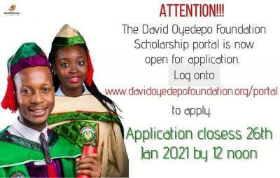 Study in Covenant and Landmark Universities: David Oyedepo Foundation Scholarships 2021