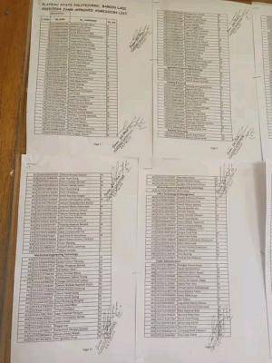 Plateau State Polytechnic admission list, 2023/2024