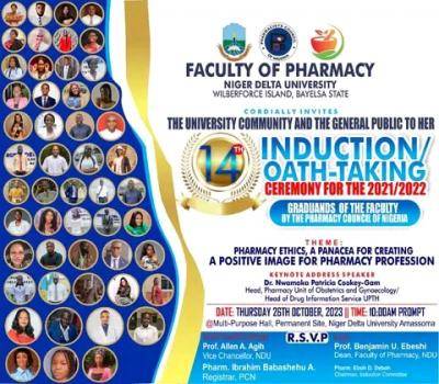 NDU Faculty of Pharmacy 14th Induction/Oath-Taking Ceremony for 2021/2022 graduands of Pharmacy