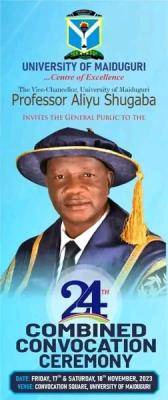 UNIMAID announces 24th Combined Convocation Ceremony