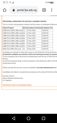 Federal Poly Offa releases first batch HND admission lists for 2020/2021 session