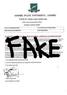 GSU debunks a fake circular on hostel issuance