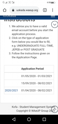 IUO new deadlines for Post-UTME, postgraduate and JUPEB admissions, 2020/2021