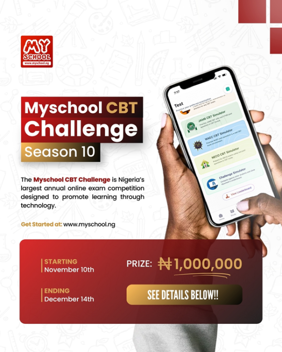 Winners: Week 1 - Myschool CBT Challenge Season 10