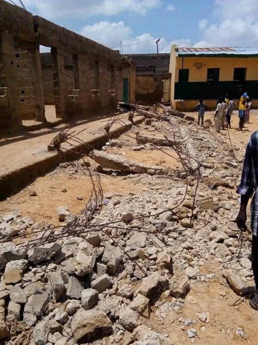 Kano school collapse leaves one student dead, others injured