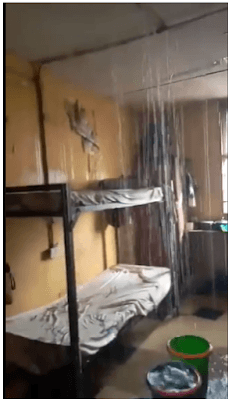 UNILAG - Female Hostel Roof Leaks Under Heavy Rain