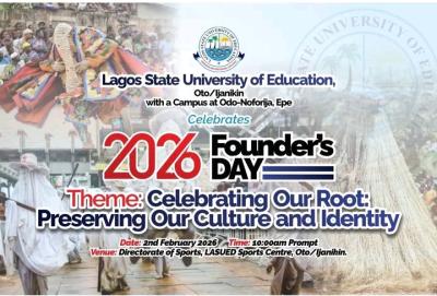 LASUED holds 2026 founder's day, February 2nd