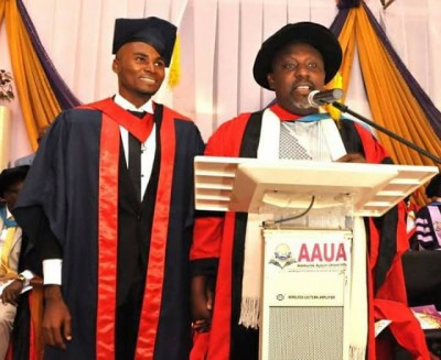 AAUA Best Graduating Student Receives N500,000 For Lunch From Gov. Rochas Okorocha