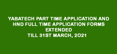 YABATECH extends HND full time and part time registration deadline