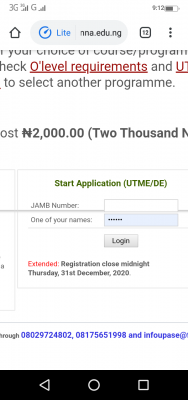 FUTMINNA extends post UTME registration deadline for 2020/2021 session
