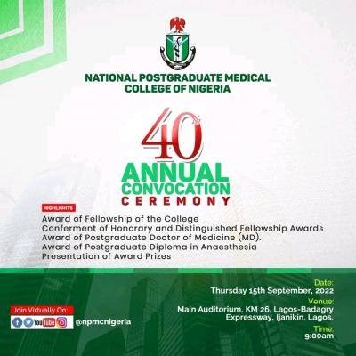 National Postgraduate Medical College announces 40th Convocation Ceremony