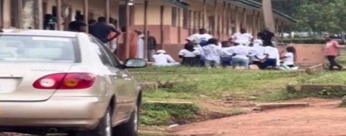 KWARAPOLY final year students punished for engaging in end of exams celebrations (video)