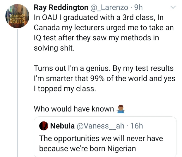 OAU third-class graduate reveals how a Canadian university discovered he was an academic genius