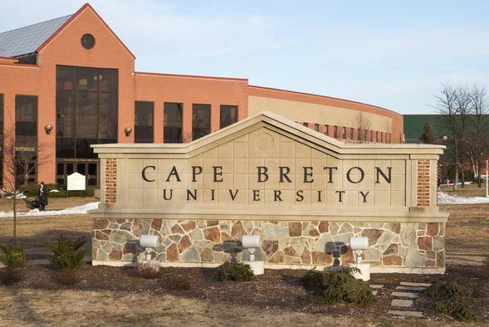 Major Entrance Scholarships at Cape Breton University, Canada – 2021