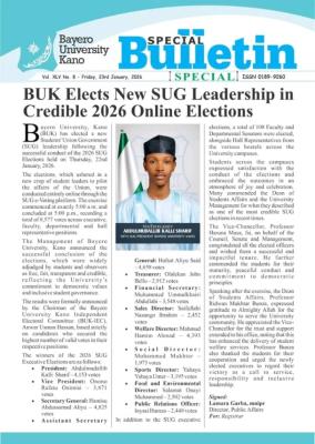BUK elects new SUG leadership