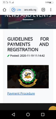 FEDPOLY Ilaro releases guidelines for payments and registration of admitted students
