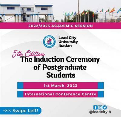 Lead City University Postgraduate Induction ceremony