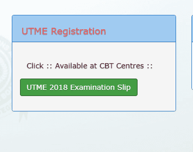 Official Link To Print JAMB Exam Slip For 2018 UTME Enabled