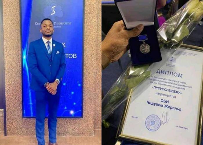 A Nigerian becomes the First African to Graduate with a Record-Breaking 5.0 GP in Sechenov University, Russia