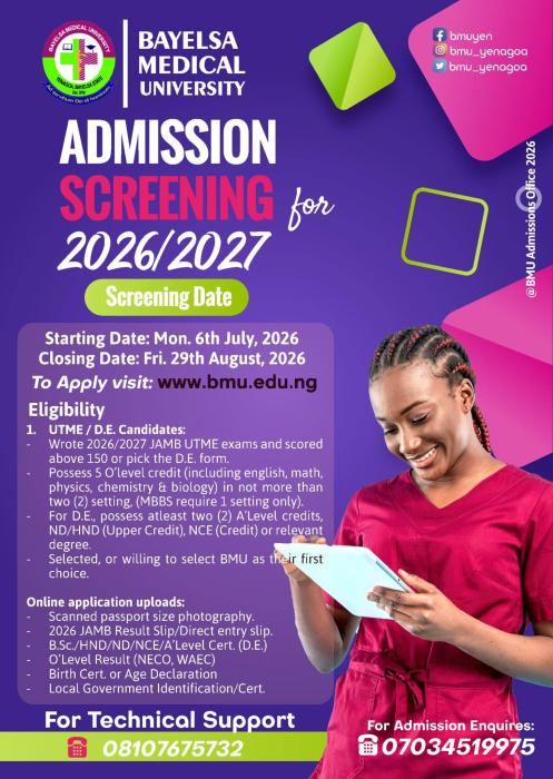 BMU Post-UTME/DE 2026: Cut-off mark, Eligibility and Registration Details