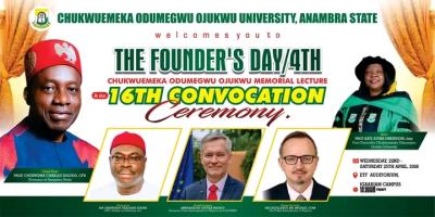 COOU announces 4th Founders day lecture and 16th Convocation Ceremony