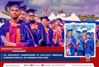 FULOKOJA Post UTME/DE 2026 :Cut off mark, Eligibility and Registration Procedures