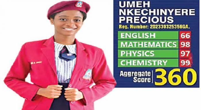 JAMB exam is not so difficult; It’s just a matter of how you prepare - 2023 Best UTME candidate