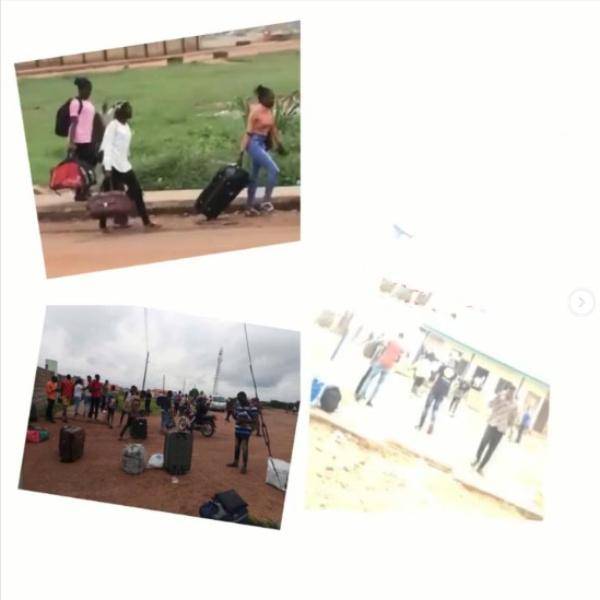 Achievers university orders students out of the school for protesting
