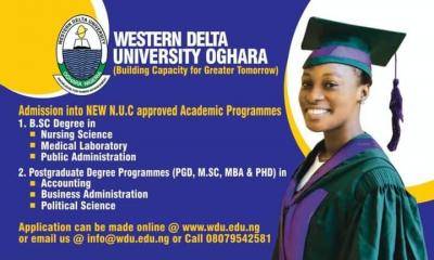 Western Delta University gets approval for new programmes