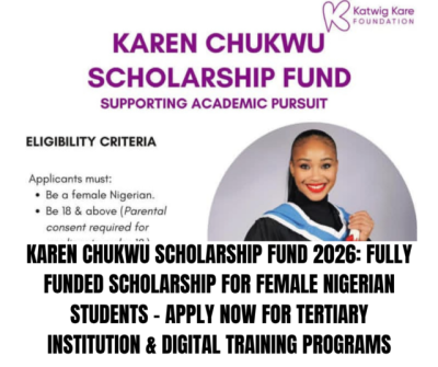 Katwig Kare Foundation Scholarship for Female Undergraduate Students, 2026