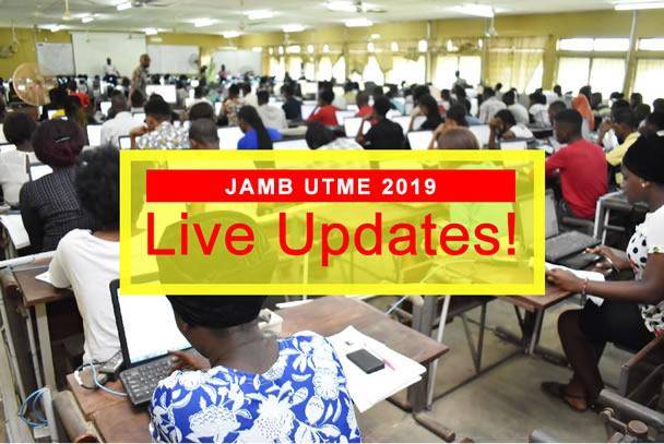 JAMB 2019 UTME 13th April - Live Updates!