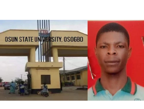 UNIOSUN student allegedly shot and set ablaze for refusing to join a cult